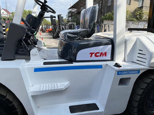 Japan verwendet TCM 6 Tonnen Diesel Gabelstapler für den Bau Originalfarbe Gewicht 6000 Kg