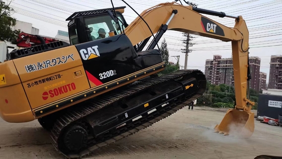 CAT 320D2 Gebrauchtbagger Originalfarbe CAT-Motor Mechanischer Hydraulischer Crawler