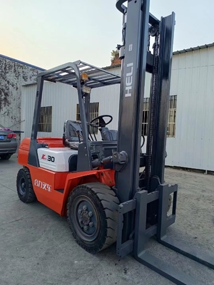 Originalfarbe 3 Tonnen Gebraucht-HELI CPCD30 Diesel Gabelstapler in perfektem Betriebszustand