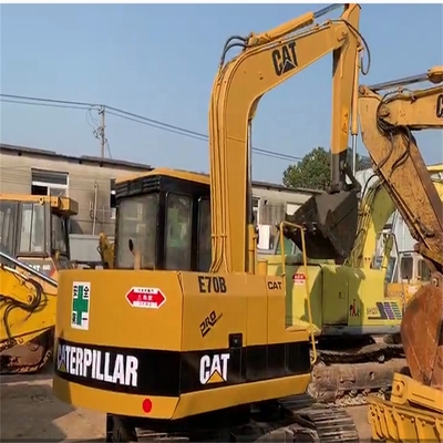 40kw Gebraucht Caterpillar Mini Bagger Second Hand Digger E70B in Originalfarbe