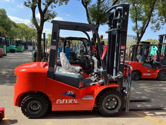 3500 KG Heli 35 3,5 Tonnen gebrauchtes Gabelstapler in gutem Zustand für kleine Unternehmen