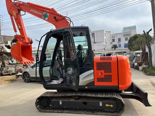 Gebrauchtes Hitachi ZX70 Bagger Originalfarbe Japan EPA Motor mit CAT Hydraulikzylinder