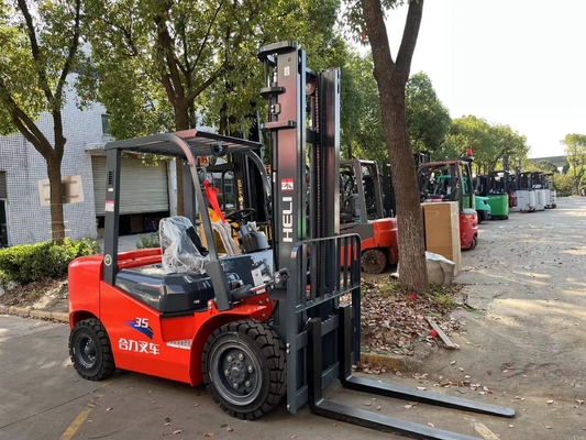 3500 KG Heli 35 3,5 Tonnen gebrauchtes Gabelstapler in gutem Zustand für kleine Unternehmen