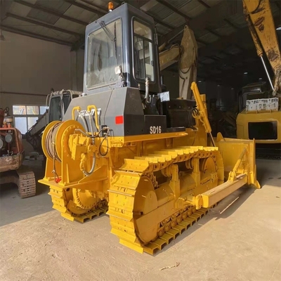 Schleppmaschine Bewegung SHANTUI Gebraucht Bulldozer SD16 Original Gebraucht 16 Tonnen Bulldozer Shantui SD16
