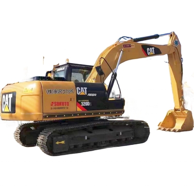 Gut funktionierender Graber CAT 320d2 Bagger mit 6970,1 mm vertikaler Wandgräbertiefe