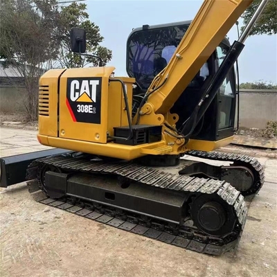 CAT 308e2 Gebraucht-Hydraulischer Crawler-Gräber mit geringer Arbeitszeit und TOSHIBA-Pumpe