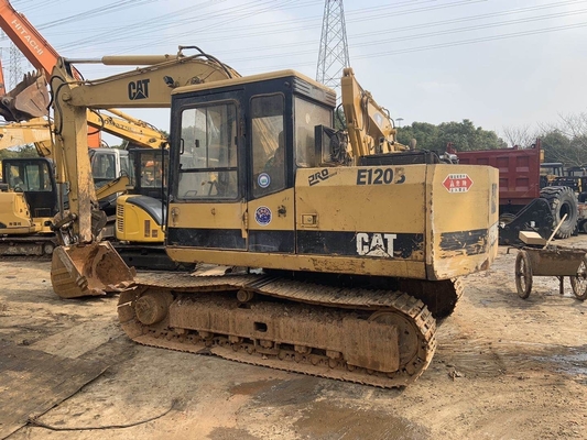 CAT E120B Gebrauchtgräber Gräber mit Hydraulikventil CAT und Gelb-Schwarzfarbe