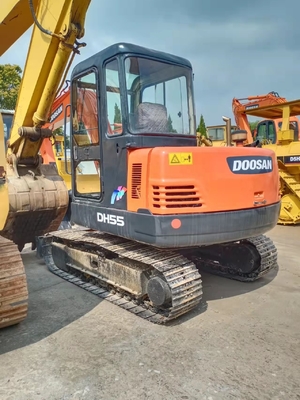 5.5 Tonnen Doosan DH55 Crawler Bagger mit Original-Korea-Motor und 0-2000 Arbeitsstunden