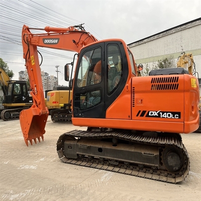 Niedrige Arbeitszeiten Gebraucht Doosan 140LC Bagger 71kw 14TON Betriebsgewicht