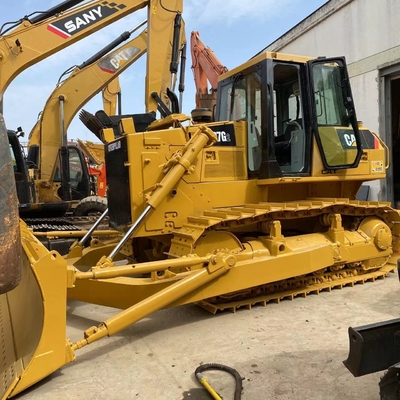 Gelber gebrauchtes Caterpillar D7G2 Bulldozer mit anderer Eimerkapazität im Verkauf