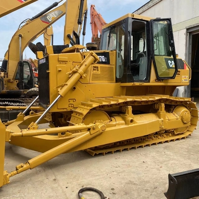 Gelber gebrauchtes Caterpillar D7G2 Bulldozer mit anderer Eimerkapazität im Verkauf