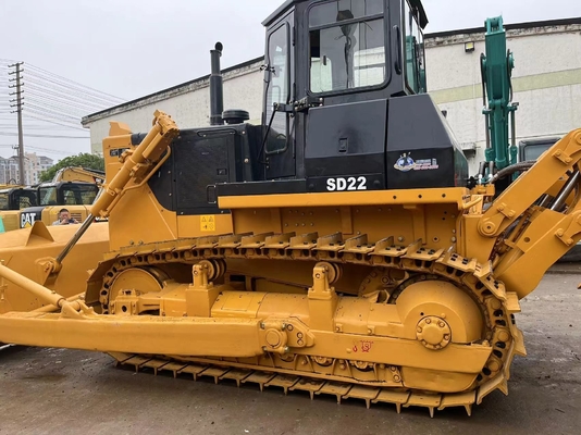 Shantui SD22 Kleiner Bulldozer Gebraucht 220 Trockenland Bulldozer mit Hydraulikzylinder