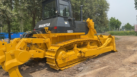 Shantui SD22 Kleiner Bulldozer Gebraucht 220 Trockenland Bulldozer mit Hydraulikzylinder