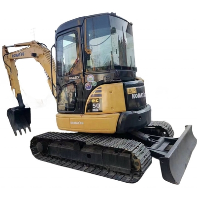 Komatsu PC50MR Gebraucht-Crawler Digger Bagger mit Original-Hydraulikzylinder