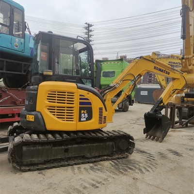 Japanische Komatsu PC55MR 5,5 Tonnen Gebraucht-Minibagger mit Original-Hydraulikpumpe