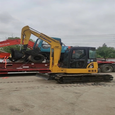 Japanische Komatsu PC55MR 5,5 Tonnen Gebraucht-Minibagger mit Original-Hydraulikpumpe