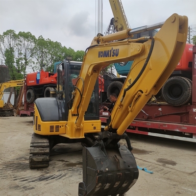 Japanische Komatsu PC55MR 5,5 Tonnen Gebraucht-Minibagger mit Original-Hydraulikpumpe