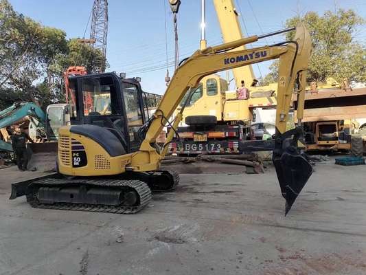 Niedrige Arbeitszeiten Japan Komatsu PC50 Mini Crawler Bagger in ausgezeichnetem Zustand
