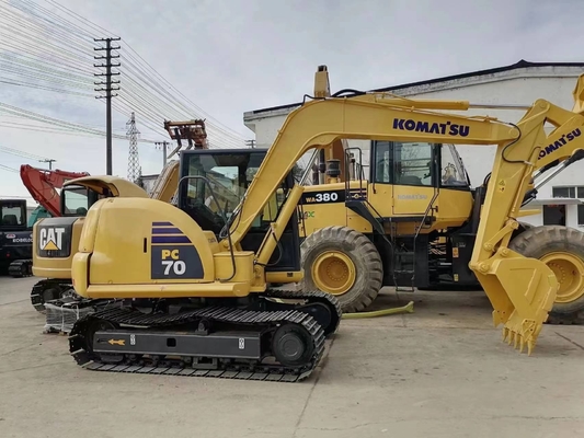 Komatsu PC70 Crawler Bagger 7 Tonnen Bagger mit 0-2000 Arbeitsstunden Japan Import