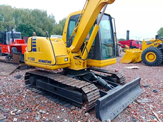 Japan Original Komatsu PC60 Bagger 6 Tonnen Crawler Digger mit 0,35m3 Eimer