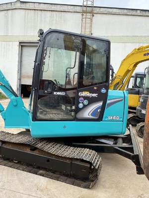 Gebrauchtes Kobelco SK60 Minibagger mit Denison Hydraulikventil Niedrige Arbeitszeiten 0-2000