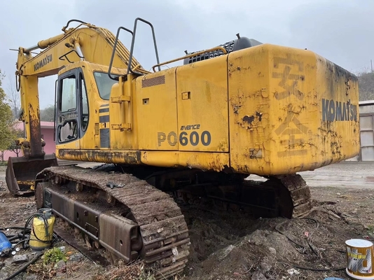 Gebrauchtes Komatsu PC600 Bagger in ausgezeichnetem Zustand mit geringer Arbeitszeit