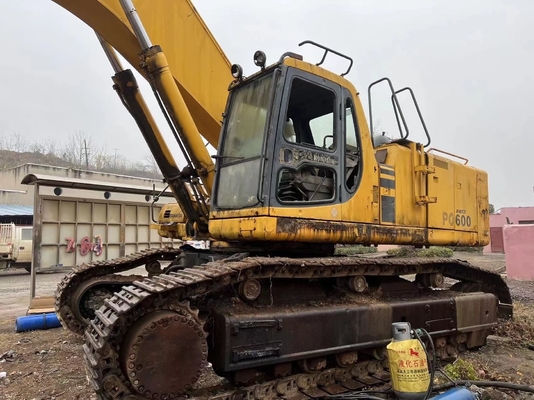 Gebrauchtes Komatsu PC600 Bagger in ausgezeichnetem Zustand mit geringer Arbeitszeit