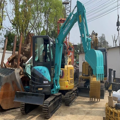 In gutem Zustand Kobelco SK35 Hydraulischer Crawler-Gräber mit 3,5 Tonnen Betriebsgewicht