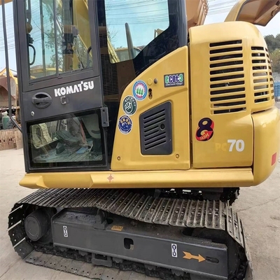 Japanische Produktion Komatsu Gebrauchtbagger 7 Tonnen Komatsu PC70 Baggermaschine Gewicht 7000 KG