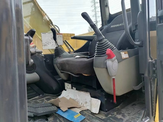 Gelb KOMATSU PC70 Bagger-Krawler 7 Tonnen Erdbewegungsbagger mit hydraulischem Ventil