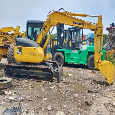Gebrauchtes KOMATSU PC78US 7 Tonnen kleines hydraulisches Crawler Bagger in gutem Zustand
