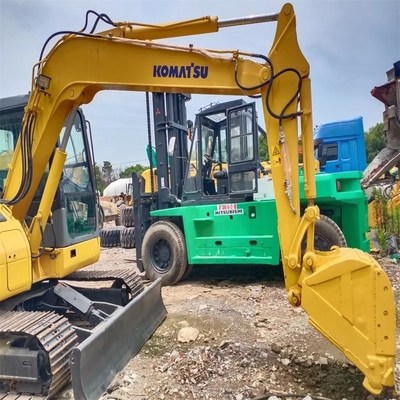 Gebrauchtes KOMATSU PC78US 7 Tonnen kleines hydraulisches Crawler Bagger in gutem Zustand