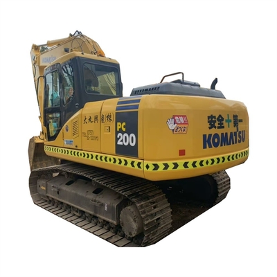 20 Tonnen Komatsu PC200 Gebrauchtes mittelgroßes hydraulisches Crawlerbagger Japan und gut gepflegt