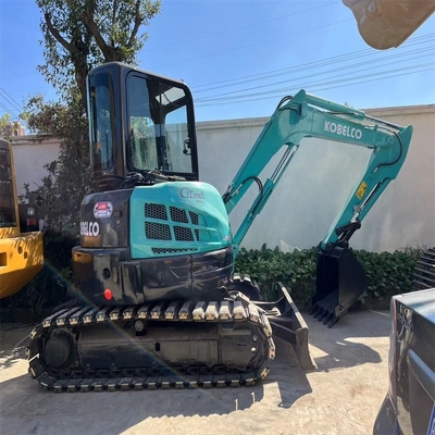 Gebraucht Kobelco SK55SR Minibagger 5,5 Tonnen Gebrauchtkabine 0-2000 Arbeitszeiten