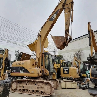 Ausgezeichnete Arbeitsbedingungen Gebrauchtbagger Caterpillar 320C mit Original-KAT-Motor
