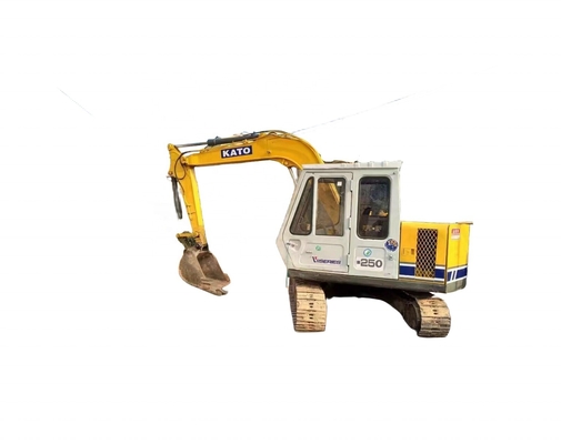 25TON Hydraulischer Crawler Gebraucht Bagger Original KATO HD250 in ausgezeichnetem Zustand
