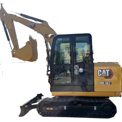 CAT 305.5E2 Bagger auf Caterpillar 34kw Gebrauchtes Crawler Bagger 0-2000 Arbeitszeiten