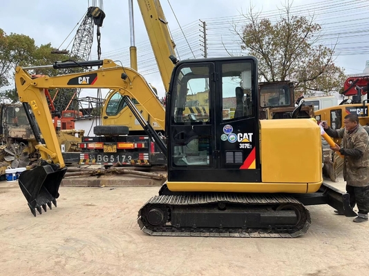 CAT 307E Gebrauchtes Minibagger 7 Tonnen in ausgezeichnetem Zustand Niedrigstunden Hydraulischer Bagger
