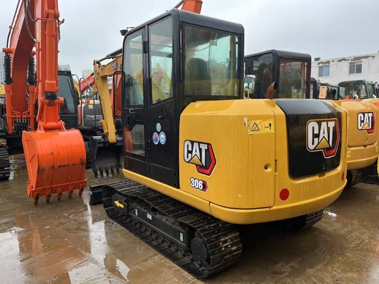 CAT 306E 7 Tonnen Gebraucht-Minibagger mit geringer Arbeitszeit und Leistung