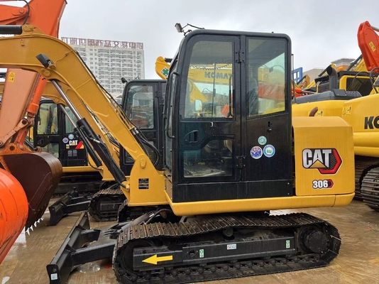 CAT 306E 7 Tonnen Gebraucht-Minibagger mit geringer Arbeitszeit und Leistung