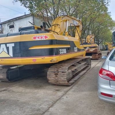 Erschwingliche, gebrauchte Bagger CAT 320B mit Original CAT-Motor und geringer Arbeitszeit