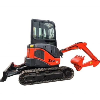 Eimer Kapazität 0,15m3 Hitachi Gebrauchtbagger ZX35 Digger in ausgezeichnetem Zustand
