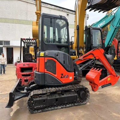 Eimer Kapazität 0,15m3 Hitachi Gebrauchtbagger ZX35 Digger in ausgezeichnetem Zustand