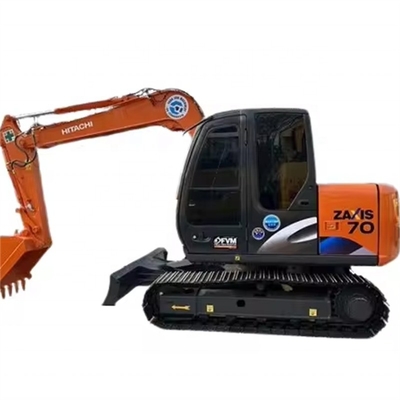 Hitachi ZX70 Kleiner Crawler Bagger 7Ton Original Gebraucht Bagger für schwere Arbeiten