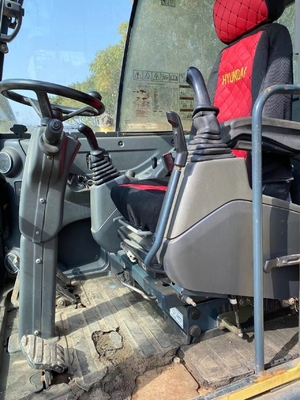 Gebraucht KOREA HYUNDAI R60W-9 Radbagger 6 Tonnen Crawler Digger für Bauprojekte