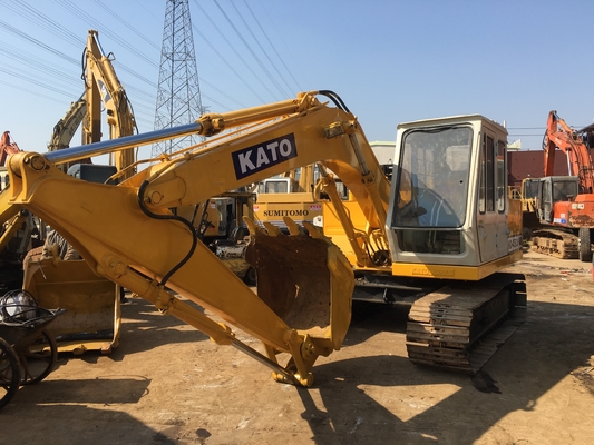 KATO HD-450 Hydraulischer Crawlerbagger mit Originalfarbe und Baumaschinen