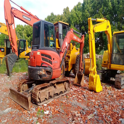 Japan Exzellent Gebraucht Kubota KX155 Minibagger 5,5 Tonnen mit Bulldozer Crawler