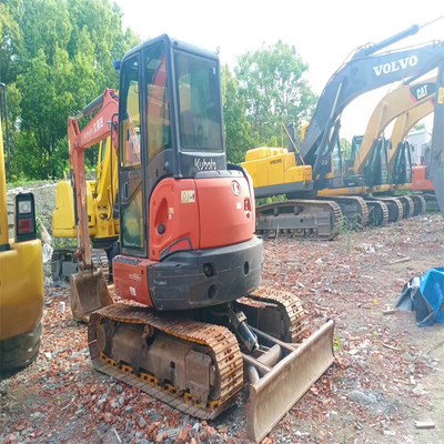 Japan Exzellent Gebraucht Kubota KX155 Minibagger 5,5 Tonnen mit Bulldozer Crawler