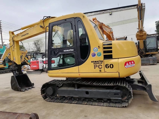 Japan importierte Komatsu PC60 Crawler Bagger mit Originalmotor und geringer Arbeitszeit