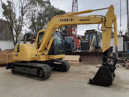 Japan importierte Komatsu PC60 Crawler Bagger mit Originalmotor und geringer Arbeitszeit